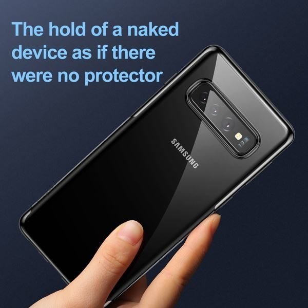 Baseus ® Shining Chrome Plated Back Cover For Galaxy S10 Plus