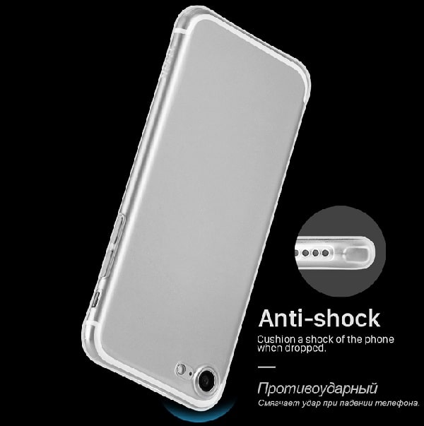 Hoco ® Clear Soft Transparent Ultra Thin Back Cover For iPhone 7 / 8 / SE (2020)