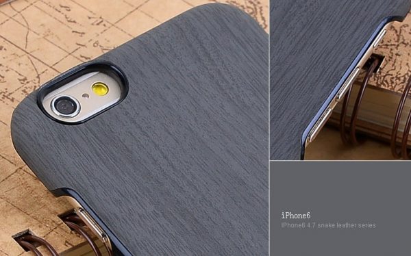 Kajsa ® Wood Pocket Card Holder Back Cover For Samsung S6 Edge