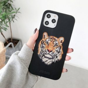 Luxury Savana Series Tiger Back Cover For iPhone 12 Series