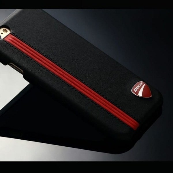 Luxury Leather Fighter Series Back Cover For Apple iPhone (Black)