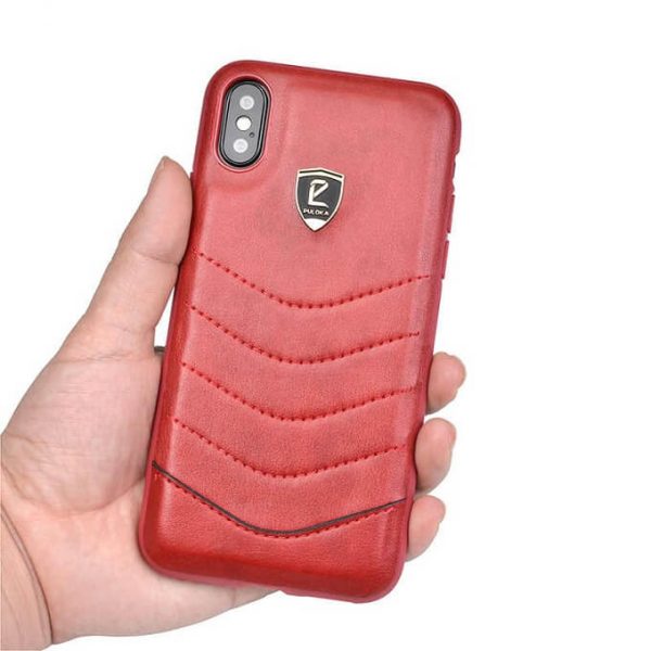 Puloka Shell Leather Back Cover For iPhone / Oneplus