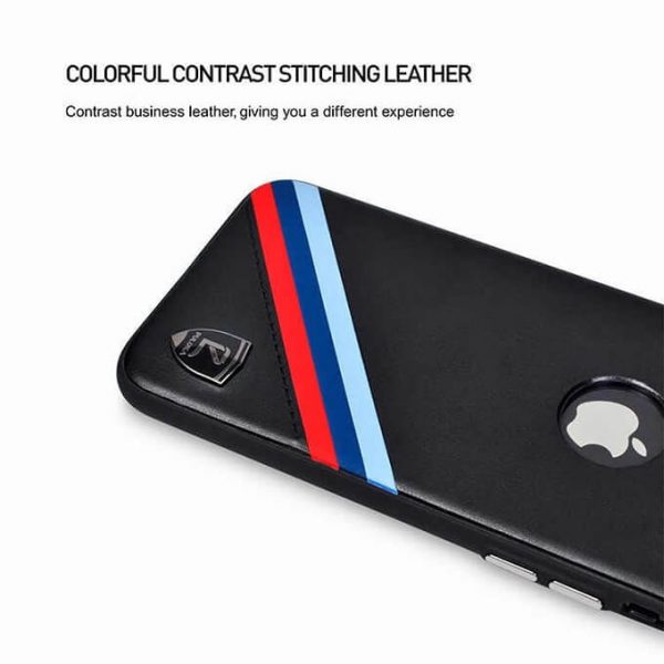 Puloka ® Sports Luxury Leather Back Covers For Apple iPhone 11 Pro / 11 Pro Max (Black