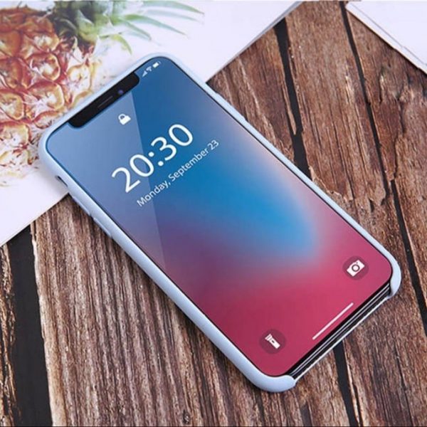 Apple iPhone Logo Matte Silicone Back Cover For iPhone 11 Pro / 11 Pro Max