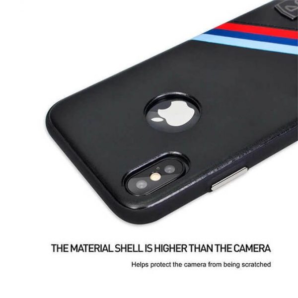 Puloka ® Sports Luxury Leather Back Covers For Apple iPhone 11 Pro / 11 Pro Max (Black