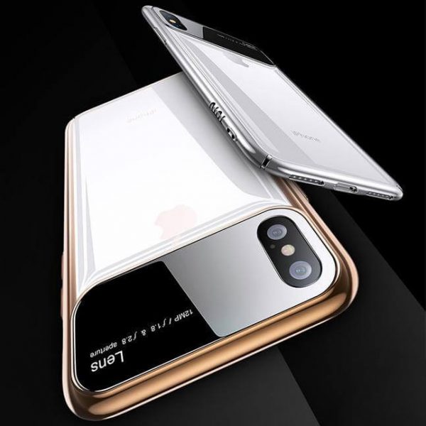 Totu ® Magic Mirror Transparent Back Cover For Apple iPhone