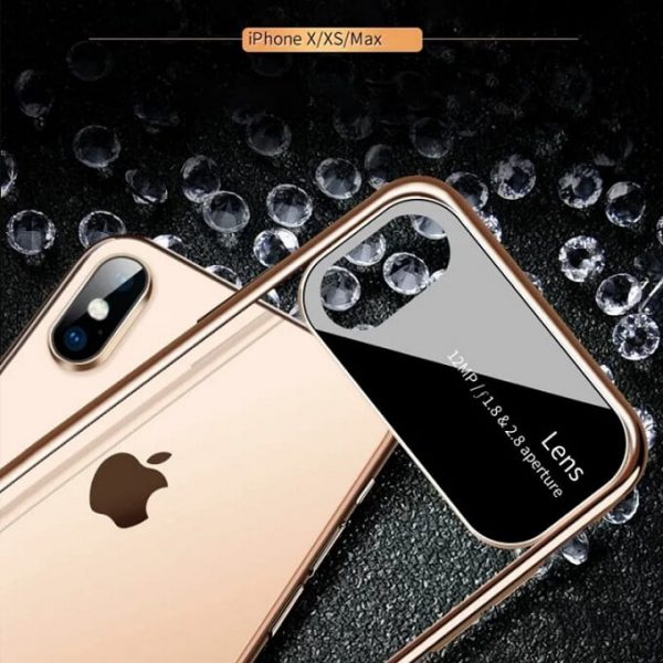 Totu ® Magic Mirror Transparent Back Cover For Apple iPhone