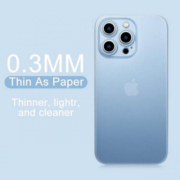 Ultra Thin Soft Paper Soft Matte Case For iPhone 13 Series