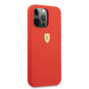 Ferrari Microfiber Silicone Mobile Cover For iPhone 13 Series-5 Ferrari Microfiber Silicone Mobile Cover For iPhone 13 Series-5