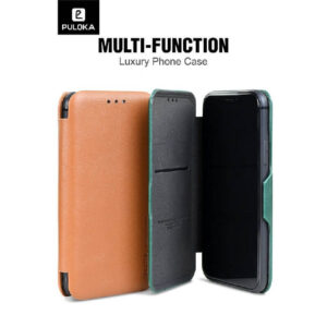Puloka Multi Function Card Holder Leather Flip Wallet Mobile Cover For Apple iPhone 13 Series-5