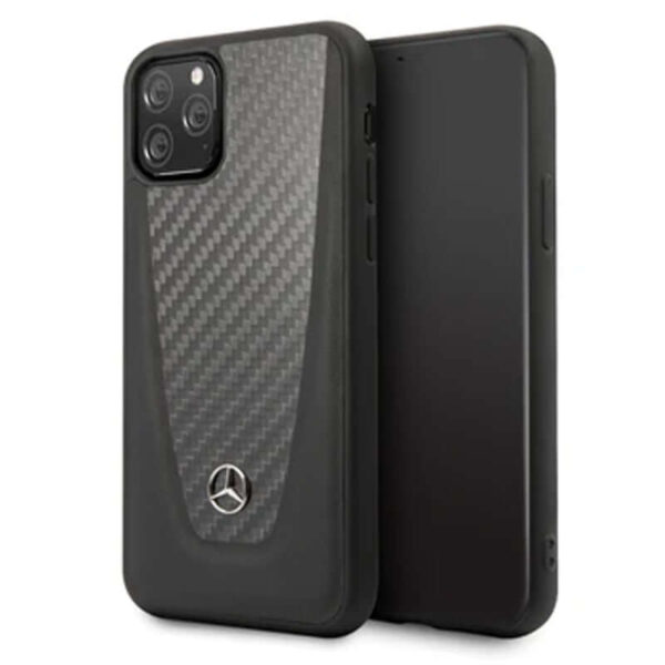 iPhone 13 Series Mercedes ® Carbon Fiber Leather Back Cover